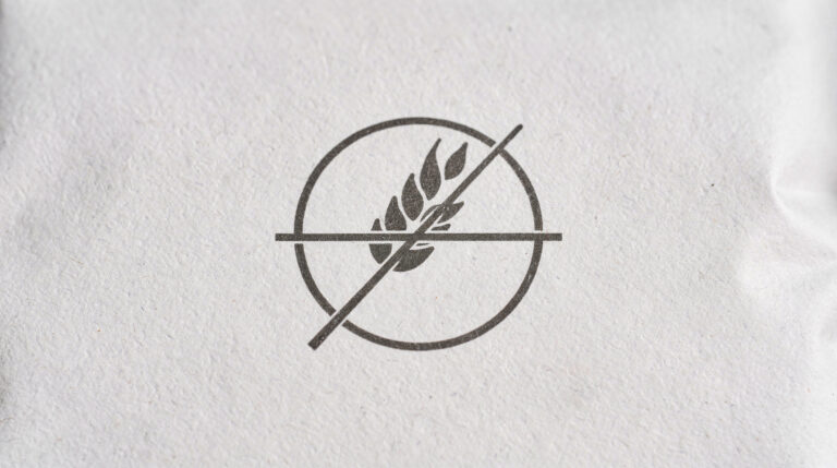 glutenfrei symbol – Die durchgestrichene Ähre (Crossed-Grain-Symbol) steht für unabhängig geprüfte Glutenfreiheit.