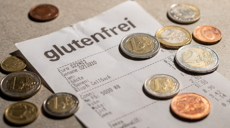 glutenfrei teuer – Glutenfreie Produkte kosten deutlich mehr – Brot und Pasta teils doppelt bis dreifach so viel.